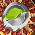 Miniatyrbild 4 av 5: XJ-Pizzaskärare med skyddande bladskydd, lättanvänd pizzarulle