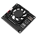 Miniatyrbild 5 av 5: XJ-Argon Fläkthatt För 4/3 Kylfläkt Med Programvarujusterbar Hastighet / 40mm Stor Fläkt För Raspberry Pi4
