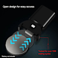 Miniatyrbillede 4 af 4: XJ-Mini litiumknapcellebatteri USB C-oplader til Lir2032, lir1632, lir