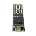 Miniatyrbild 5 av 5: XJ-M2 Solid-state Drive Adapter Nvme/ngff Dubbelprotokoll Till Usb 3.1 Sata Pcie Extern Läsare Adapter C