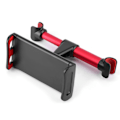 Miniatyrbilde 2 av 5: Mobilholder for baksete i bil, justerbar nakkestøtteveske, universell for 4.7-10.5 tommers mobiltelefoner og nettbrett, rød