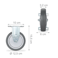 Miniatyrbilde 4 av 5: XJ-Faste hjul, 4-pakning