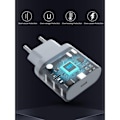 Pikkukuva 5 / 5: 20W USB C Pikalaturi ja 1M Lightning-kaapeli Virtalähde Pikalataus iPhone 14/14 Pro/14 Pro Max/13/12/11/XR/XS/X/iPad, AAFGVC