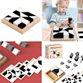 Miniatyrbillede 3 af 5: XJ-Kreativa Skjulte Blokke 3D Uddannelsesspil til Småbørn Førskolefarve Formmatchning Hjernespil