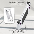 Miniatyrbild 5 av 5: XJ-For Ally Handhållet Fullt Skyddsfodral Ally Spelkonsol Anti-fall Silikonfodral, vit
