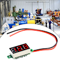 Miniatyrbild 2 av 5: Grossist Tvåtråds Voltmeter LED Digital Spänningstabell DC 2-linjers DSN-DVML-368-2 Displaymätare DC4.5-30V Elektriska Mätinstrument