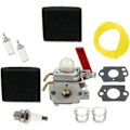 Miniatyrbillede 1 af 4: Karburator til Homelite B25C BC2500R D725CD D825SB F2020 F3040 F3050 Plæneklipper Karburator Kit Karburator Karburator Tilbehør Karburator