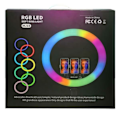 Miniatyrbillede 3 af 5: XJ-RBG Selfielampe LED Ring Light Stativ og Mobilholder