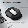 Miniatyrbild 2 av 4: XJ-Ergonomic Mouse Pad with Comfortable and Cooling Gel Wrist Rest and Non-Slip PU Base for Easy Typing and Pain Relief, Durable and Washable