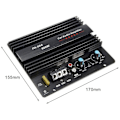 Miniatyrbilde 5 av 5: XJ-12v 600w Bilforsterkerkort Pa-60a Subwoofer Kretsmodul Bil Effektforsterker, svart