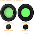 Miniatyrbilde 2 av 5: XJ-2 stk Erstatning Memory Foam Øreputer Putetrekk For Pro V2 Oval Øre Hodetelefon