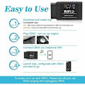 Miniatyrbild 3 av 4: OBD2 Diagnostikverktyg Bil, Diagnostik Bil WiFi OBD Adapter Felkodsläsare Multimärke elm327 Diagnostikverktyg Motorsystem