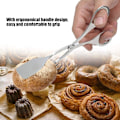 Miniatyrbillede 4 af 5: XJ-Madlavningstang i rustfrit stål, grillklemme, buffetmadtang, bagebrødstang, køkkentang til køkkenredskaber (madklemme)