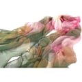 Miniatyrbillede 4 af 5: XJ-Georgette Chiffon Tørklæde Kvinder Langt Tørklæde Blomstermønster