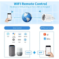 Miniatyrbillede 2 af 4: Smart WiFi Stik: 16A WiFi Smart Stik med Timer og Nedtællingsfunktion, Energiovervågning Smart Stikkontakt Kontakt Fungerer med Alexa