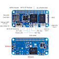 Miniatyrbillede 5 af 5: XJ-For Banana Pi - Zero Udviklingskort H618 Quad-core 2g Lpddr4 8g Emmc 2.4g/5g Wifi Bluetooth 4.2