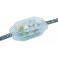 Miniatyrbillede 2 af 4: LED lysdæmper (ledning) - 1 til 60 W - Trinløs variabel intensitet - Kompatibel med glødepærer - On/Off - Spænding 220 til 230 V - Ledningsdæmper - T