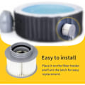 Miniatyrbillede 4 af 4: Poolfilter - MSPA FD2089 Patronfilter – Filter til oppustelig pool 2-pak 2-Pack