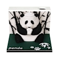 Miniatyrbild 2 av 5: XJ-3d Papperskonstkalender 2024 Panda 3d Anteckningsblock 3d Memoblock Kawaii Klisterlappar Jul B