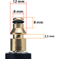 Miniatyrbild 2 av 4: Högtrycksslang Stihl / Nilfisk / Gerni Quick Connect 10m för högtryckstvätt