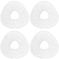 Miniatyrbilde 1 av 4: Gjelder for Yunjing 001 feie- og rengjøringsmaskin 4 erstatningsputer i fiber for J1/J2/J3/J4 mopper