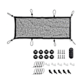Miniatyrbilde 1 av 5: XJ-Nett under skrivebord, Mesh-organisator for kabelhåndtering under bordet, fleksible ledningsskjulere 70x30cm