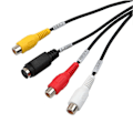 Pikkukuva 3 / 4: XJ-sovitin USB:stä RCA:han ja S-Videoon