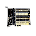 Miniatyrbilde 5 av 5: XJ-Multifunksjonell Bærbar Pci-e X1 Til 4 Bit M.2 B-key Ssd Til Pcie Ngff Sata Utvidelseskort Adapter Bil