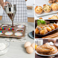 Miniatyrbilde 3 av 5: Røresleiv i rustfritt stål med stativ for kaker, donuts, muffins og pannekaker