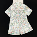 Miniatyrbild 1 av 5: Dam Pyjamas Set Vår Sommar 2 Delar Tryck Blommig Pyjamas Faux Siden Satin Nattkläder Kortärmad Pijama Mujer Pjs Hemmakläder