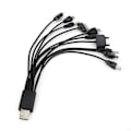 Miniatyrbilde 5 av 5: 1 stk 10-i-1 Multifunksjonell Lader USB-kabler For Ipod Motorola Nokia Samsung Lg Sony Ericsson Forbrukerelektronikk Datakabler
