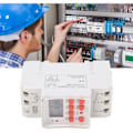 Miniatyrbild 2 av 4: Programmerare för elektrisk varmvattenberedare, tidur, digital timerbrytare 30 A LCD-skärm med 1 sekunds program