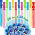 Miniatyrbild 1 av 5: 24-pack 14-tums bubbelstavar, stora bubbelstavar med 24 bubbelpåfyllningslösningar, bubblor festartiklar för påsk, sommar utomhus/inomhusaktivitet