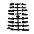 Pikkukuva 5 / 5: XJ-3x M3 Raidetangon Pään Pallonivel Suojus 4.8mm 5mm 3racing Sakura S Xi Xis D4 D5 Ultimate Advance 1/10
