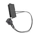 Miniatyrbillede 4 af 5: XJ-24 Pin Hun Atx Psu Strømforsyning Starter Tester Start Op Jumper On Off Switch Kabel 18awg 30cm