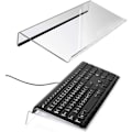 Miniatyrbilde 1 av 5: XJ-Skråstilt tastaturstativ Ergonomisk stativ i klar akryl for dataspill og skriving