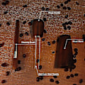 Miniatyrbild 2 av 5: XJ-Espresso-kaffestirr, Barista-distributionsverktyg, 4-nåls Espresso-kaffestirr-set med ställ