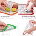 Miniatyrbilde 2 av 5: XJ-Silikon Bakematte, silikon Bakematter Design, non-stick og gjenbrukbar