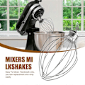 Miniatyrbilde 4 av 5: för K5AWW Trådvisp til KitchenAid 5QT 5K5SS 5KPM5 Mikser 2stk 59 metall 59