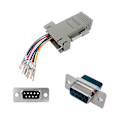 Pikkukuva 4 / 5: XJ-10kpl Db9 - Rj45 Modulaarinen Adapteri, Db9 - Rj45 Naarasliitin Ethernet-adapteri