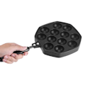 Miniatyrbillede 2 af 5: XJ-Bageform, 12 Huller Aluminium Non-stick Takoyaki Grillpande Plade Blækspruttebolle/Pandekage Stegepande Bageform, Grillplade