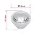 Miniatyrbillede 3 af 5: 10 stk. XML XML2 XPH50 CREE LED-linser med hvid holder 21 mm*13 mm 8 25 30 45 60 90 grader 5050 LED-linse reflektor kollimator
