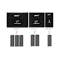 Miniatyrbilde 5 av 5: XJ-For 3/3 Pro Drone Batteri Sikker Veske Eksplosjonssikker Beskyttelsesveske Batterietui, For 3 Batterier