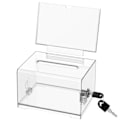 Miniatyrbillede 1 af 5: Akryl displayboks, låsbar, låsbar donationsboks, låsbar kommentar lotteriæske, stemmeseddel, donation, visitkort