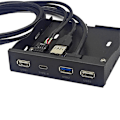 Pikkukuva 4 / 5: XJ-Usb3.2 Gen1 Type-c Levykeasema Paneeli 3.5-tuumainen Hubi 19pin C-Porttiin Käännettävä Pistoke 5gbps
