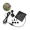 Miniatyrbillede 4 af 5: XJ-Solcellevandpumpe Solpanel Fontænepumpe Pool Dam Have Vandspreder Sprøjte Til Fuglebad P