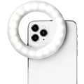 Miniatyrbillede 1 af 5: XJ-Selfie Ringlampe, Lysklämma til iPhone, Android og Laptopkamera | 3 Justerbare Lystilstande