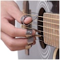 Miniatyrbild 4 av 5: XJ-3 Metall Fingerplektrum + 1 Tumplektrum Set Gitarr Fingerplektrum För Gitarr Dobro Banjo, etc.