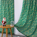 Miniatyrbilde 1 av 4: 2 Stykker Julegardiner - Halvgjennomsiktig Gardin (4285cm) - Transparent, Julemønstre, Samlet Båndgardin, Moderne Dekorasjon for Stue