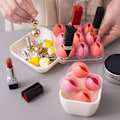 Miniatyrbillede 3 af 5: XJ-Makeupbørsteholder Kosmetisk opbevaringsboks GUL 2 2 gul
